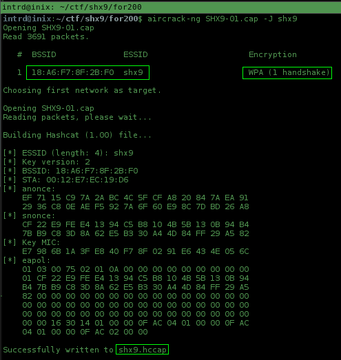 how to crack key pcap wireshark