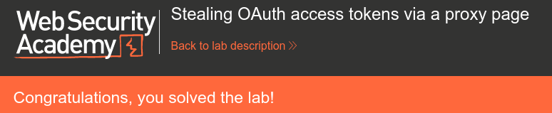 Web Security Academy : Going deep on OAuth labs and a beautiful unintended solution